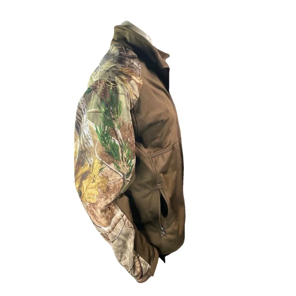Tag Safari Outdoor Realtree Men's Full Zip Woodland Camo Hunting Jacket Size L